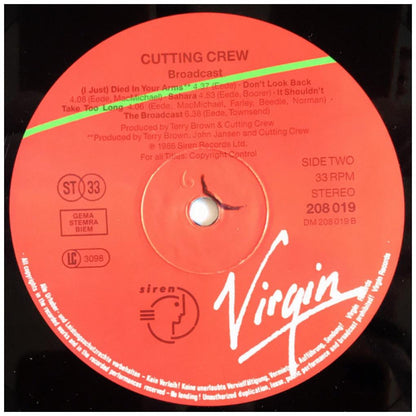 CUTTING CREW - BROADCAST | VINILO USADO