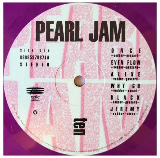 PEARL JAM - TEN (PURPLE VINYL) | VINILO