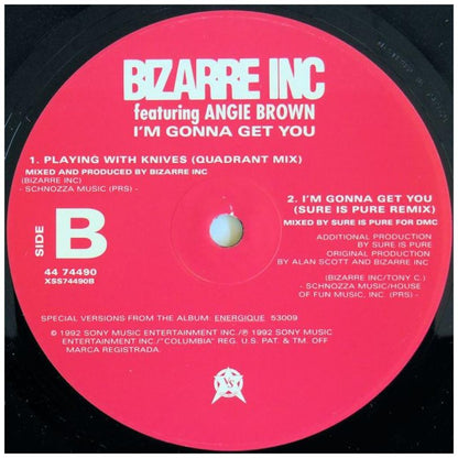 BIZARRE INC - I'M GONNA GET YOU | 12'' MAXI SINGLE USADO