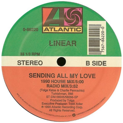 LINEAR - SENDING ALL MY LOVE | 12'' MAXI SINGLE USADO