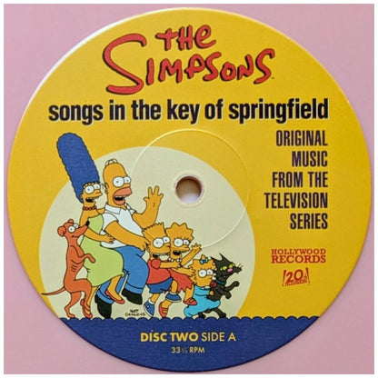 THE SIMPSONS - SONGS IN THE KEY OF SPRINGFIELD (ORIGINAL MUSIC TELEVISION SERIES) (2LP) (YELLOW/PINK VINYL) | VINILO