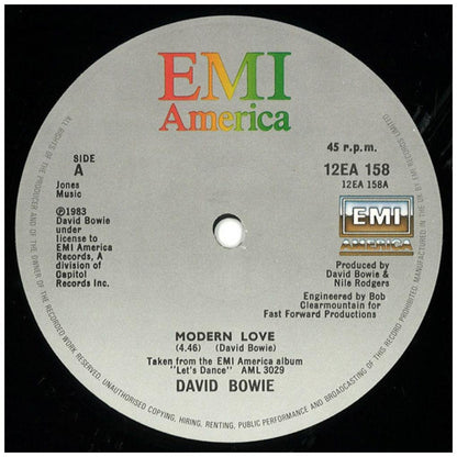 DAVID BOWIE - MODERN LOVE | 12'' MAXI SINGLE USADO