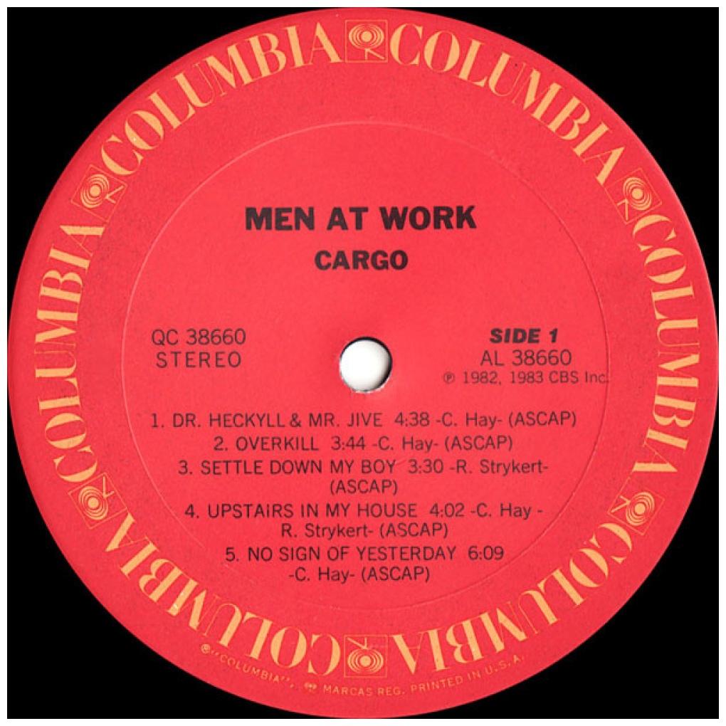 MEN AT WORK - CARGO | VINILO USADO