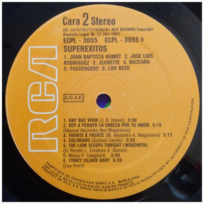 SUPEREXITOS - VERSIONES ORIGINALES: VARIOS ARTISTAS | VINILO USADO
