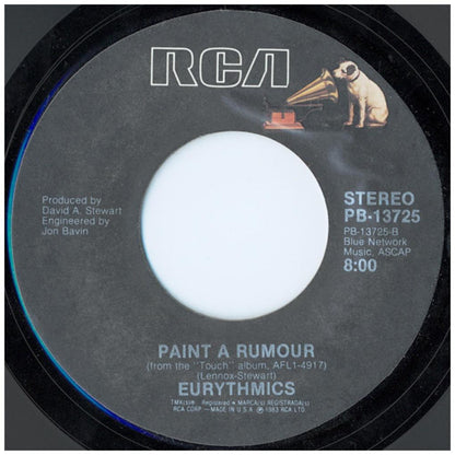 EURYTHMICS - HERE COMES THE RAIN AGAIN | 7" SINGLE USADO