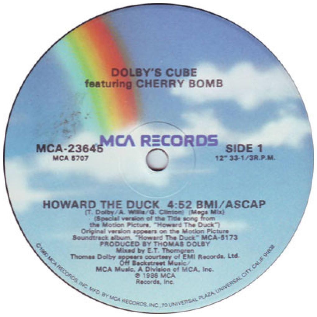 DOLBYS's CUBE - HOWARD THE DUCK | 12'' MAXI SINGLE USADO