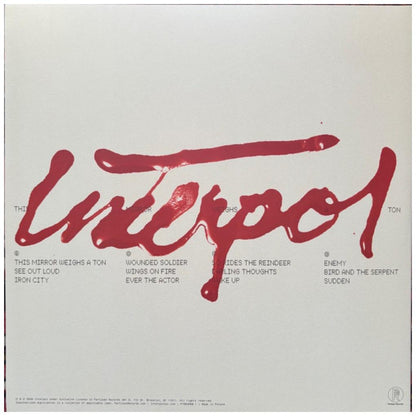 INTERPOL - THIS MIRROR WEIGHS A TON (2LP) | VINILO