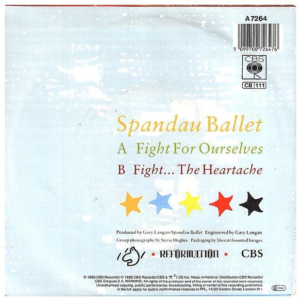 SPANDAU BALLET - FIGHT FOR OURSELVES | 7   SINGLE VINILO USADO