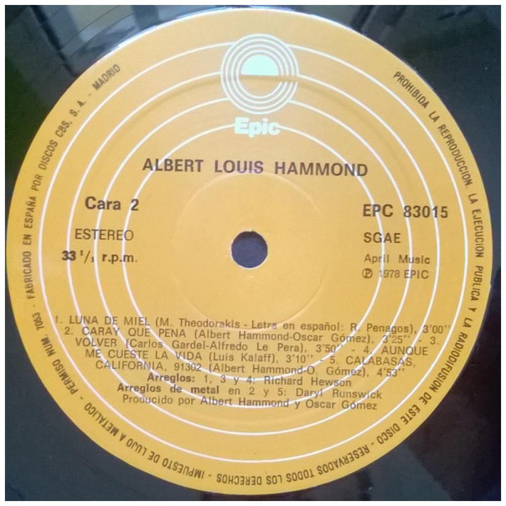 ALBERT HAMMOND - ALBERT LOUIS HAMMOND | VINILO USADO