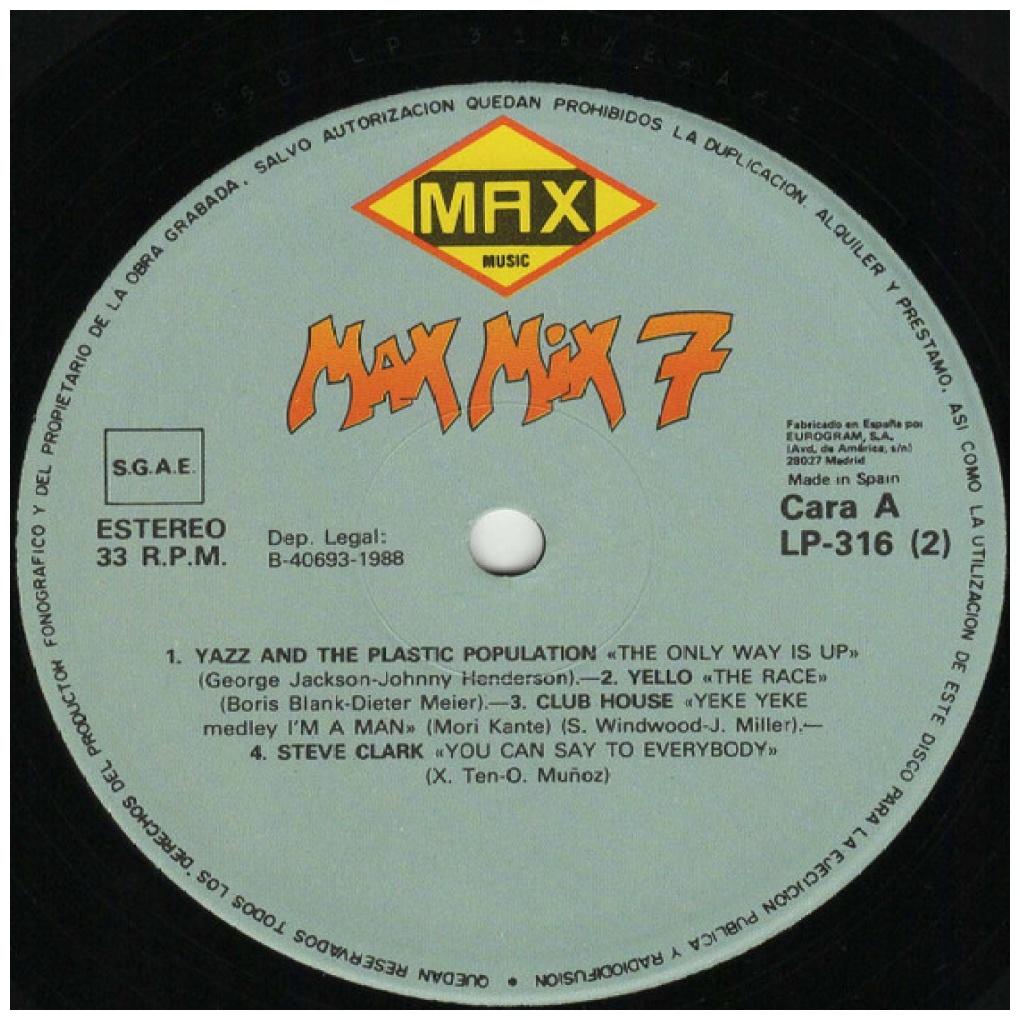 MAX MIX 7 - VARIOUS ARTIST - MAX MIX 7 (LP+LP MIXED) | VINILO USADO