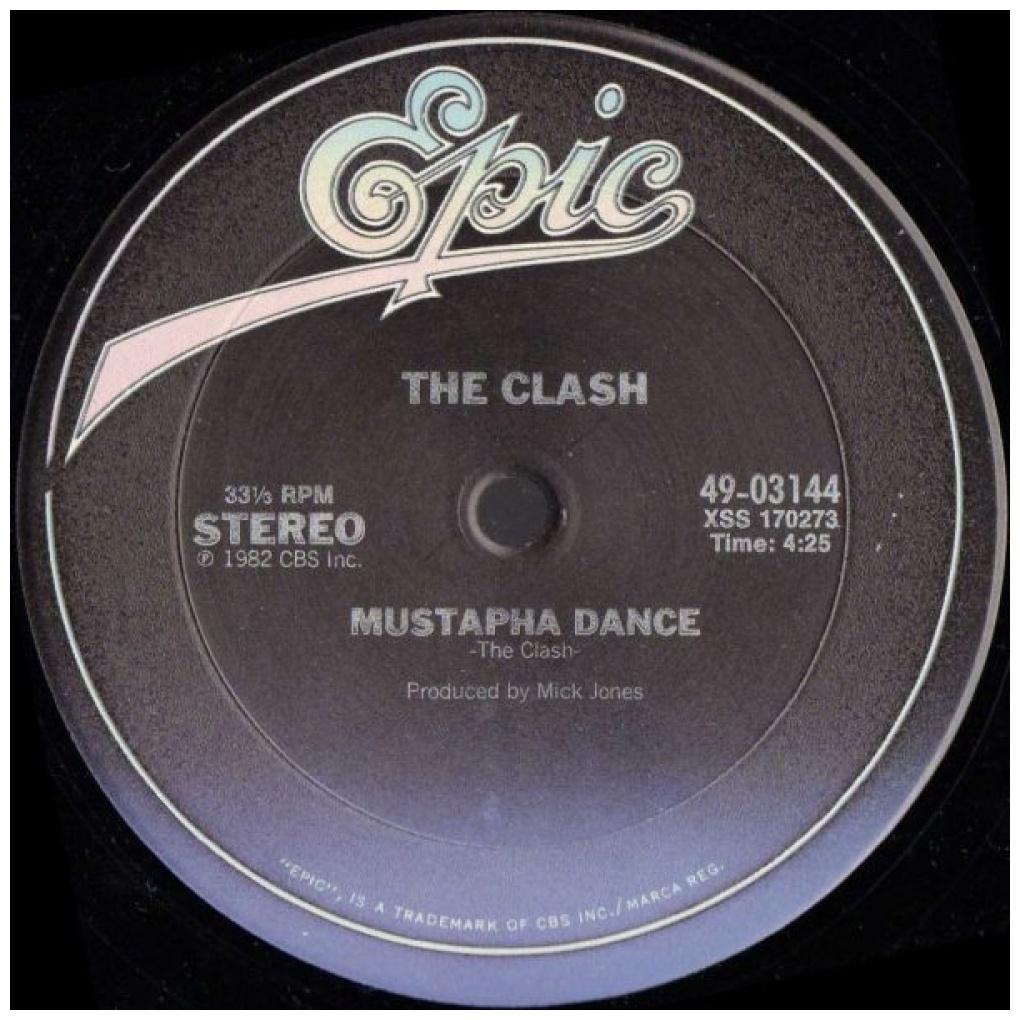 THE CLASH - ROCK THE CASBAH/MUSTAPHA DANCE | 12'' MAXI SINGLE USADO