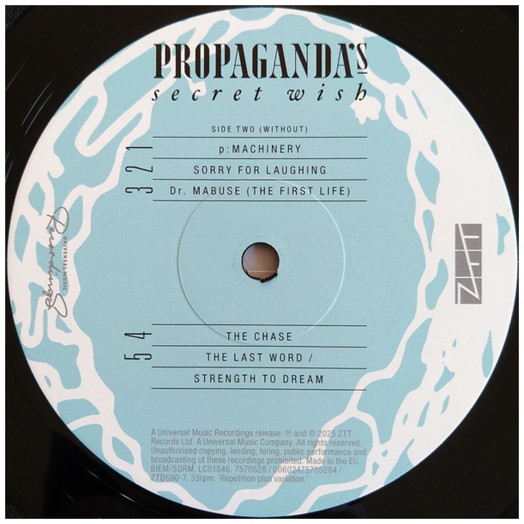 PROPAGANDA - A SECRET WISH | VINILO