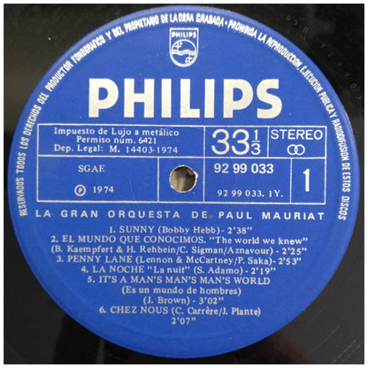 PAUL MAURIAT - LA GRAN ORQUESTA DE PAUL MAURIAT (2LP) | VINILO USADO
