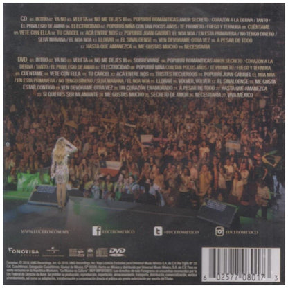 LUCERO - ENAMORADA EN VIVO (CD+DVD) | CD