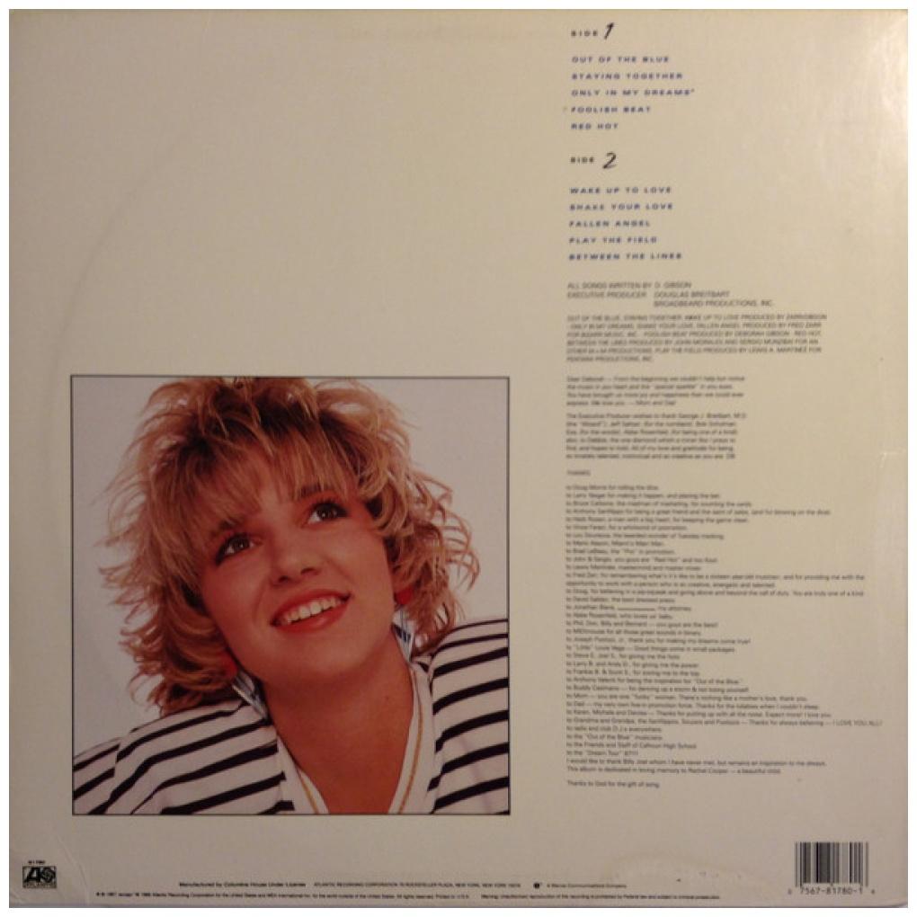 DEBBIE GIBSON - OUT OF THE BLUE | VINILO USADO