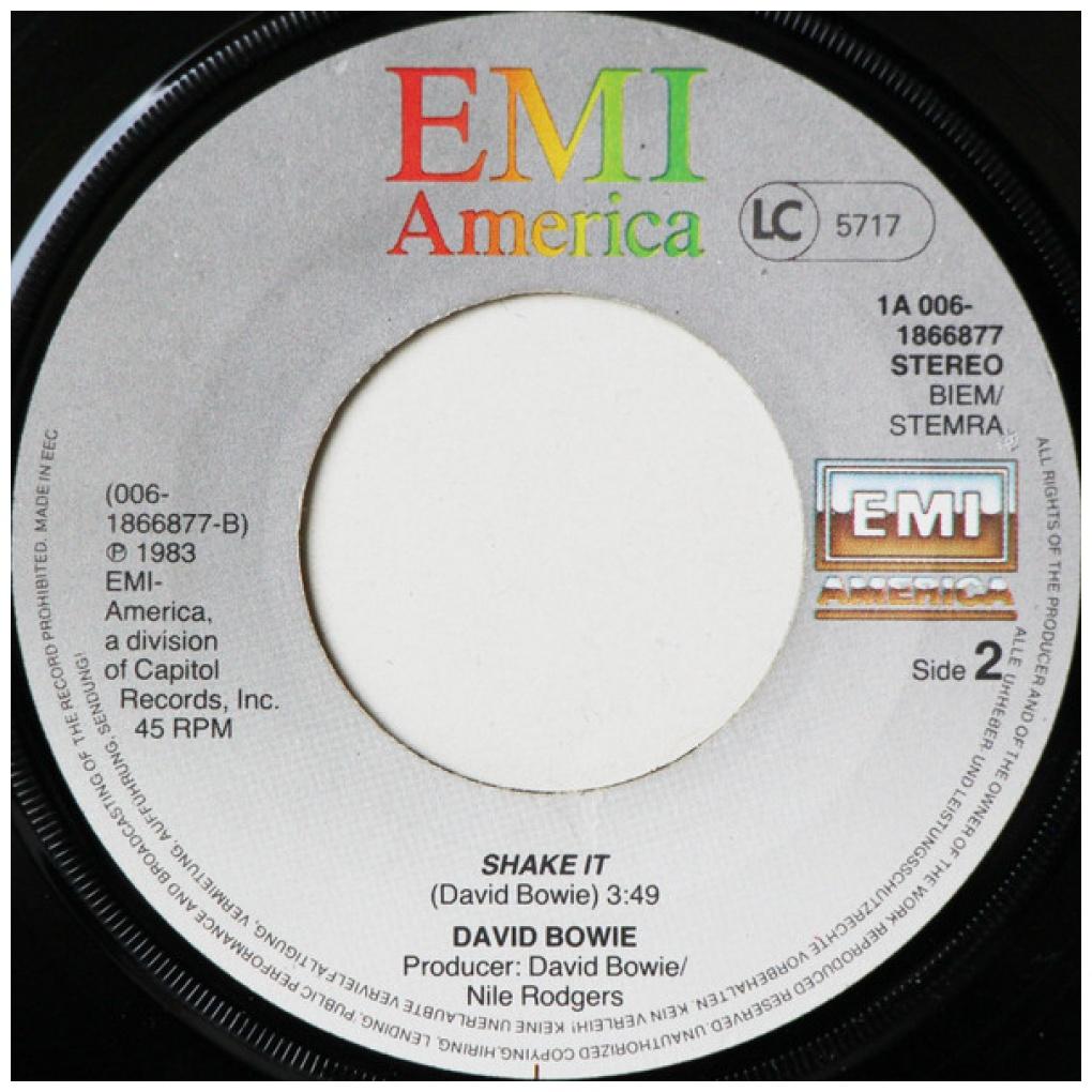 DAVID BOWIE - CHINA GIRL | 7" SINGLE USADO