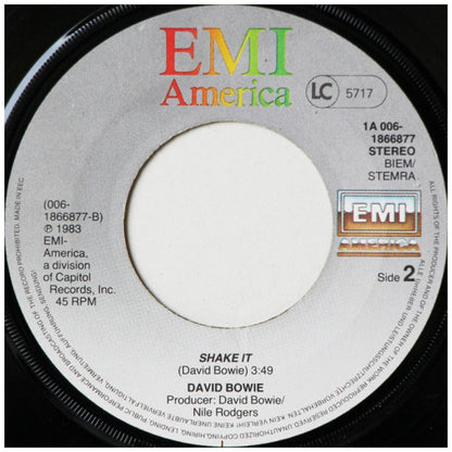 DAVID BOWIE - CHINA GIRL | 7" SINGLE USADO