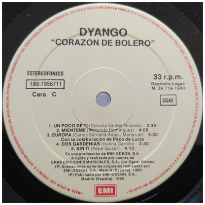 DYANGO - CORAZON DE BOLERO | VINILO USADO