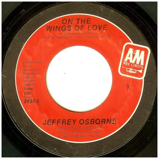 JEFFREY OSBORNE - ON THE WINGS OF LOVE | 7" USADO