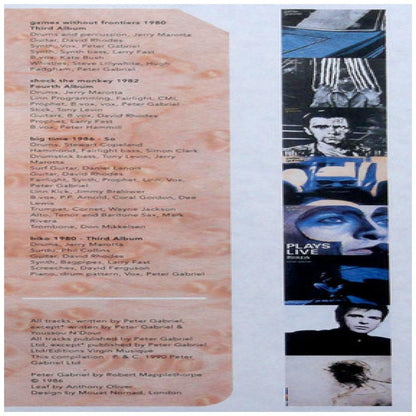 PETER GABRIEL - SHAKING THE TREE: TWELVE GOLDEN GREATS | VINILO USADO