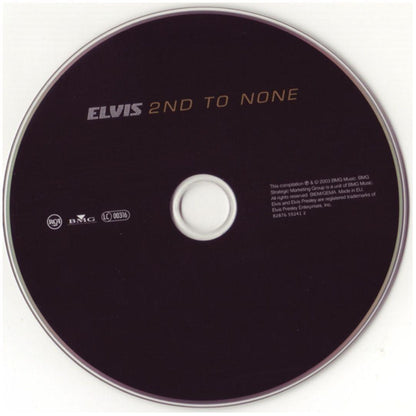ELVIS PRESLEY - 2ND TO NONE | CD