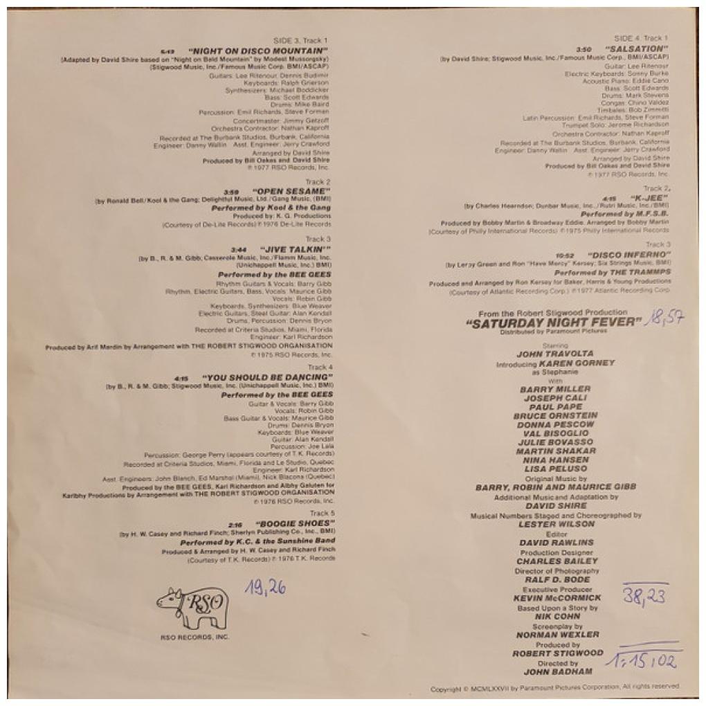SATURDAY NIGHT FEVER - O.S.T. (2LP) | VINILO USADO