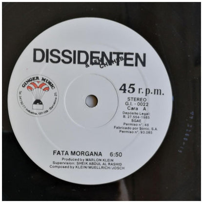 DISSIDENTEN - FATA MORGANA | 12'' MAXI SINGLE USADO