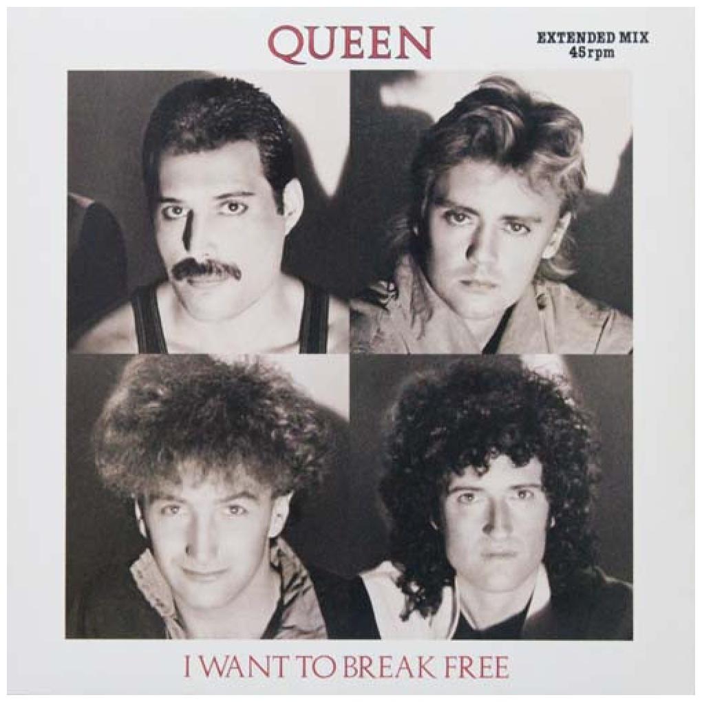 QUEEN - I WANT TO BREAK FREE EXTENDED MIX | 12'' MAXI SINGLE USADO