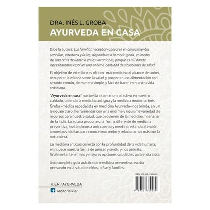 AYURVEDA EN CASA (TAPA BLANDA) - INÉS GROBA | LIBRO