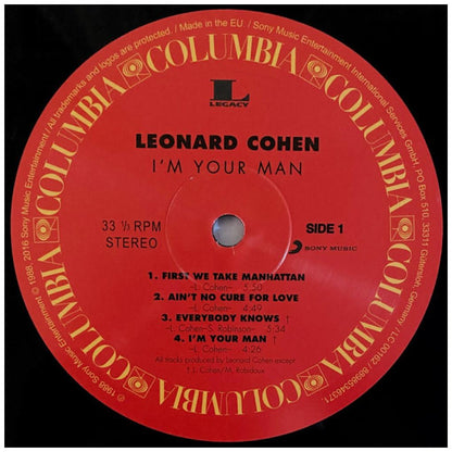 LEONARD COHEN - I'M YOUR MAN | VINILO