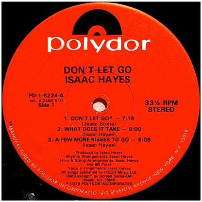 ISAAC HAYES - DON T LET GO | VINILO