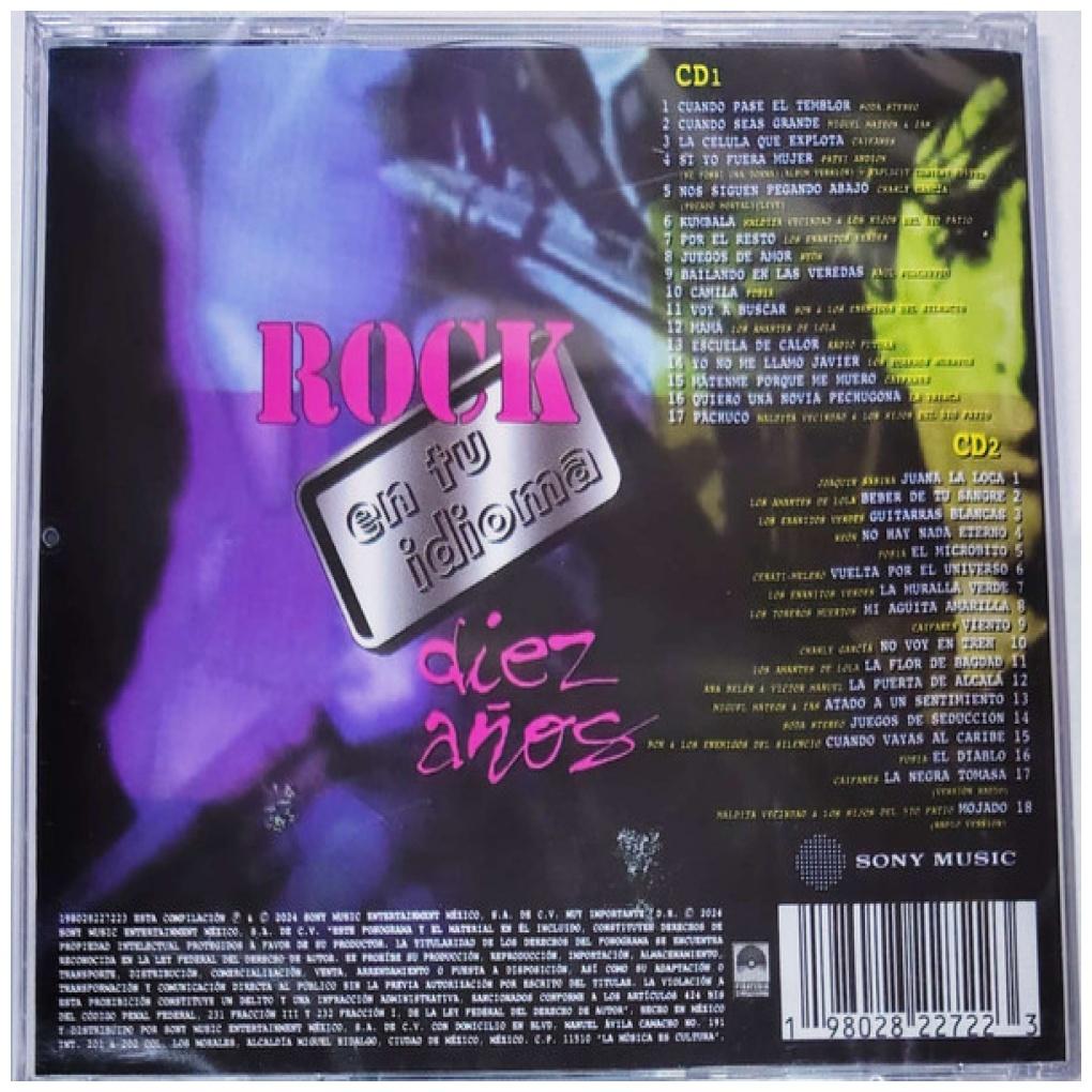 ROCK EN TU IDIOMA  - 10 AÑOS (2CD) | CD