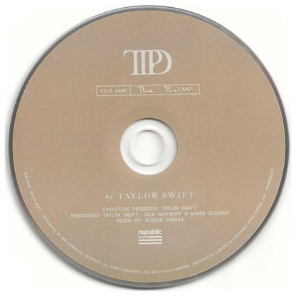 TAYLOR SWIFT - THE TORTURED POETS DEPARTAMENT (THE BOLTER EDITION) | CD