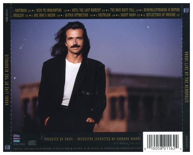 YANNI - LIVE AT THE ACROPOLIS | CD USADO