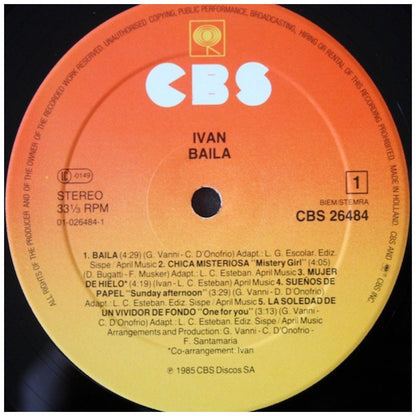 IVAN - BAILA | VINILO USADO