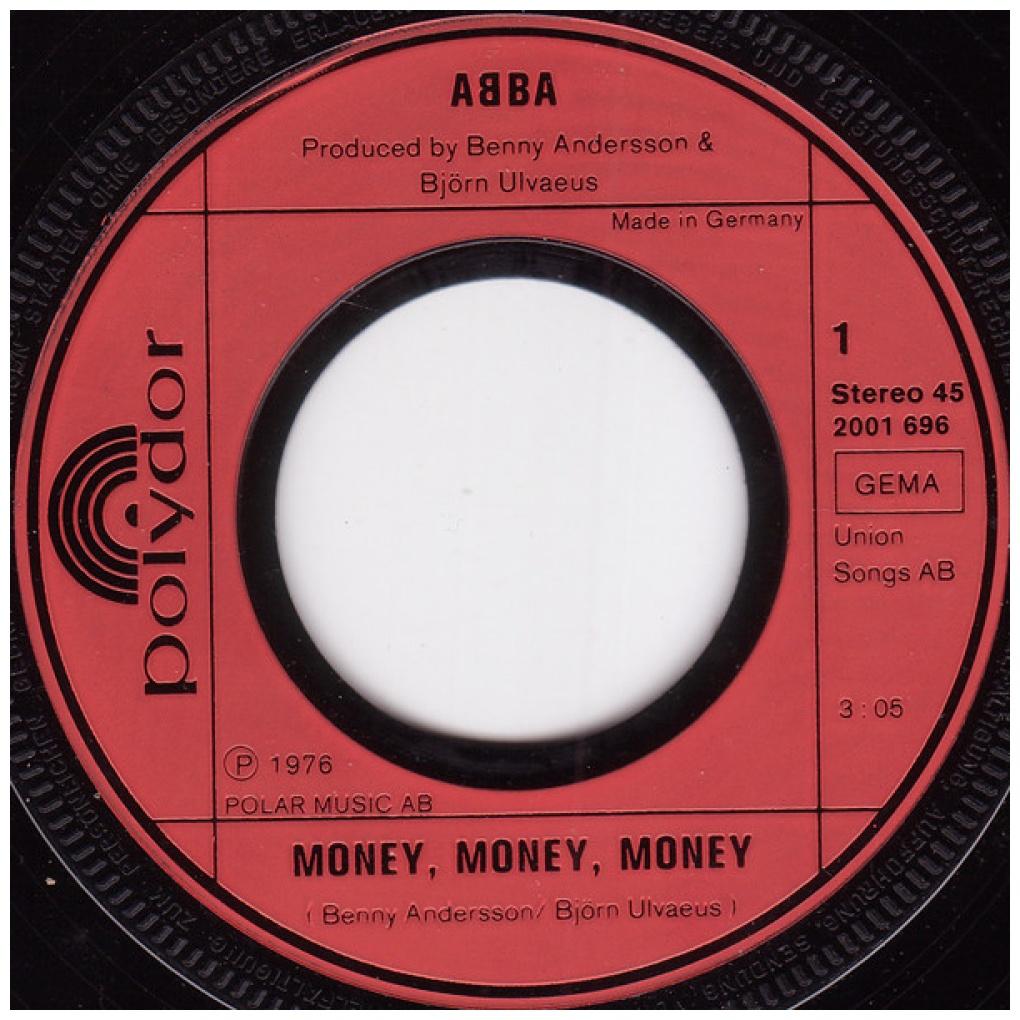 ABBA - MONEY MONEY | 7" SINGLE USADO