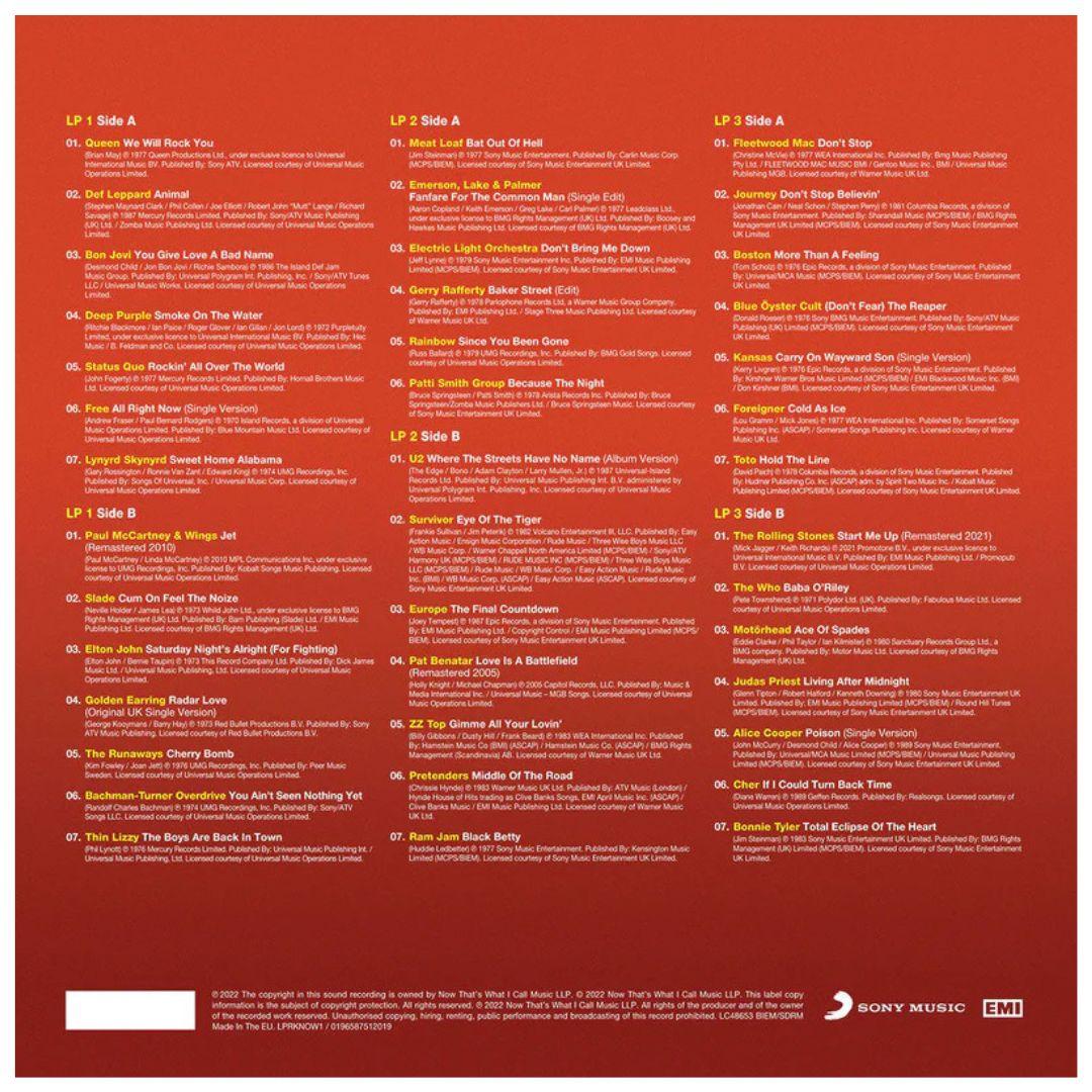 NOW ROCK - VARIOUS (3LP) | VINILO