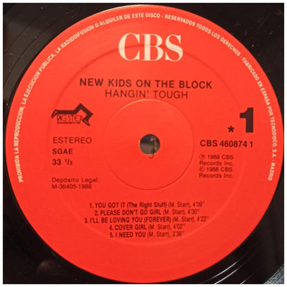 NEW KIDS ON THE BLOCK - HANGIN' TOUGH | VINILO USADO