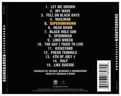 SOUNDGARDEN - SUPERUNKNOWN | CD