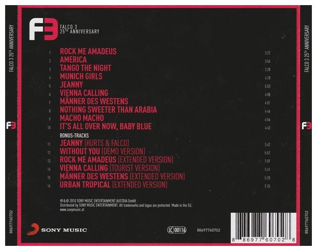 FALCO - FALCO 3 ( 25TH ANNIVERSARY EDITION ) | CD