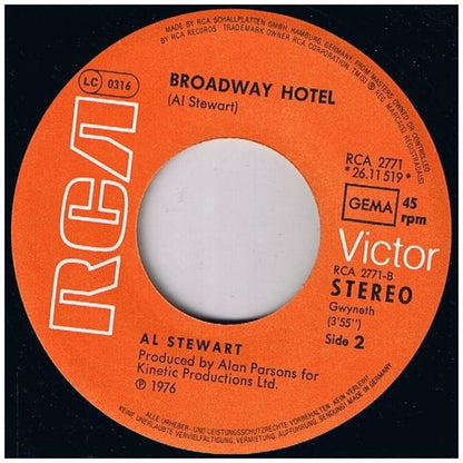 AL STEWARD - YEAR OF THE CAT | 7" SINGLE USADO