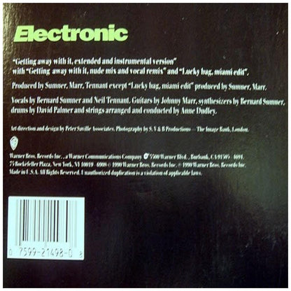 ELECTRONIC - GETTING AWAY WITH IT | 12'' MAXI SINGLE USADO
