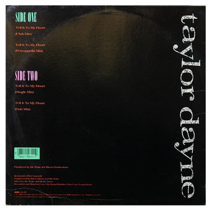 TAYLOR DAYNE  - TELL IT TO MY HEART | 12" MAXI SINGLE USADO