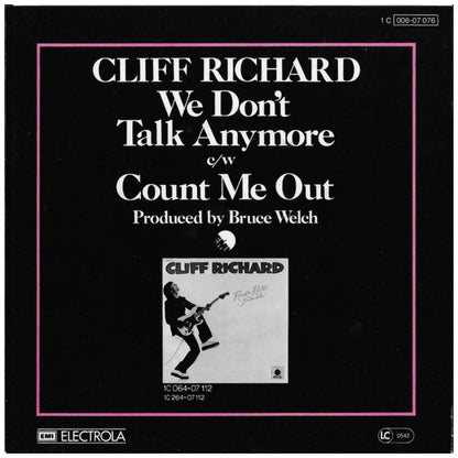CLIFF RICHARD - WE DON'T TALK ANYMORE | 7" SINGLE USADO