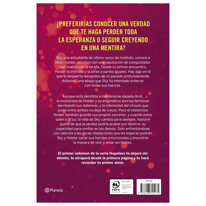HOPELESS. TOCANDO EL CIELO (TAPA RÚSTICA) - COLLEEN HOOVER | LIBRO
