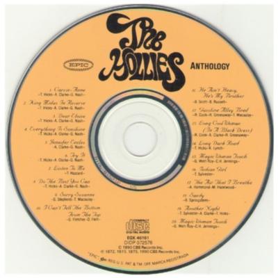 THE HOLLIES - EPIC ANTHOLOGY | CD