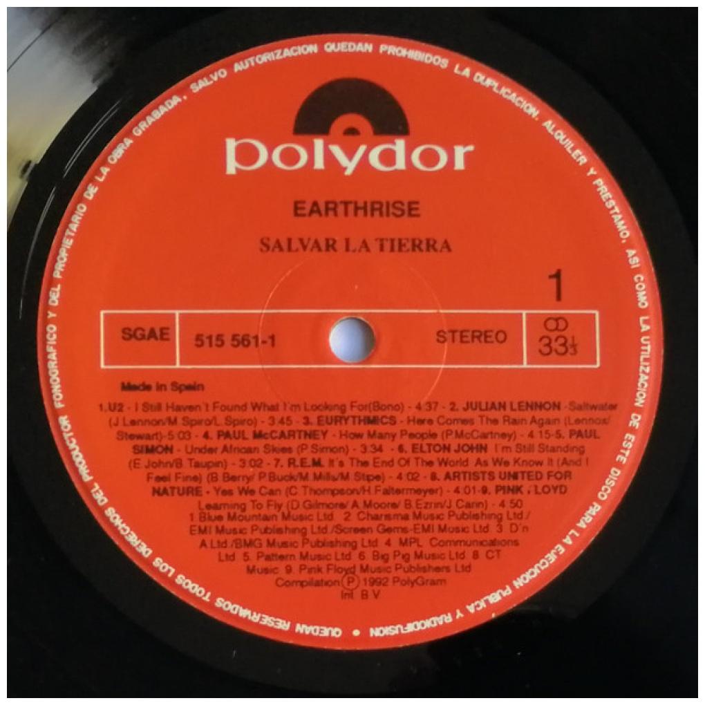 EARTHRISE - SALVAR LA TIERRA-VARIOS ARTISTAS | VINILO USADO