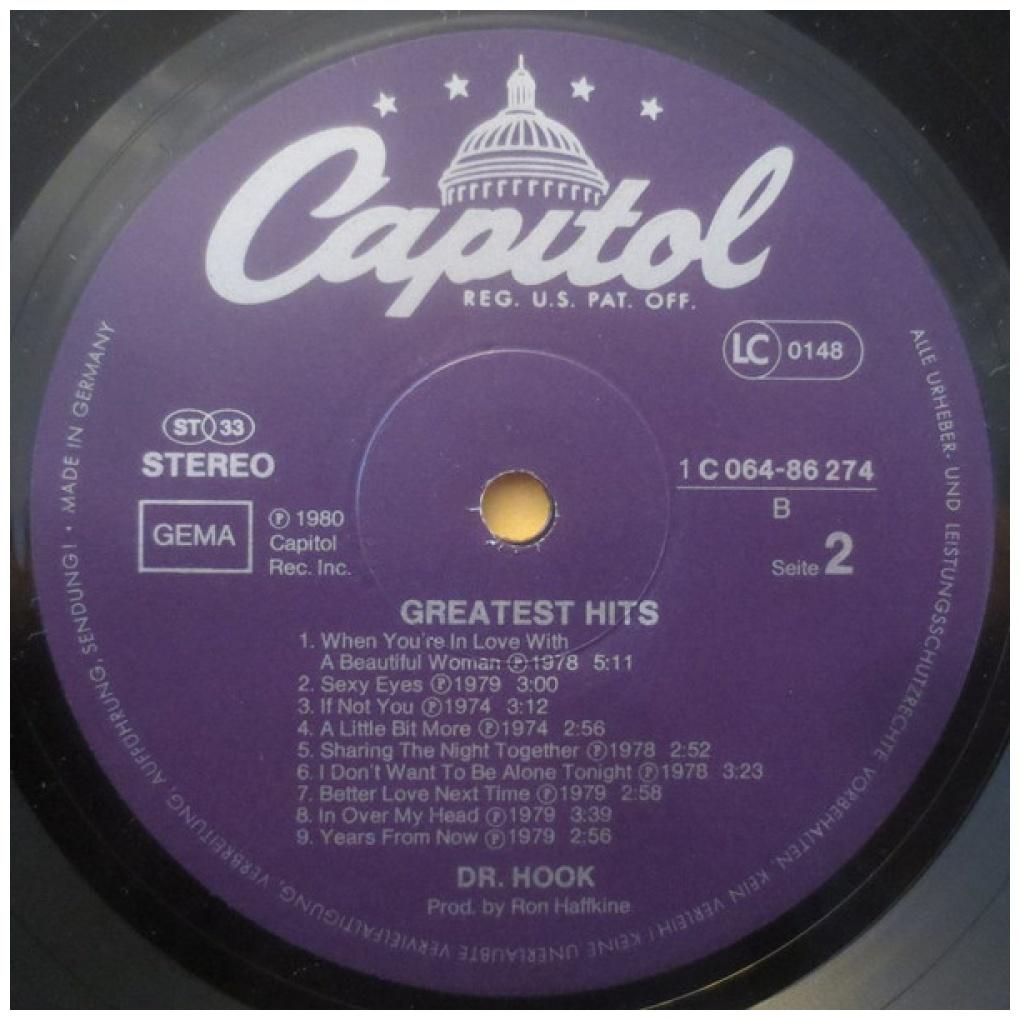 DR. HOOK - GREATEST HITS | VINILO USADO