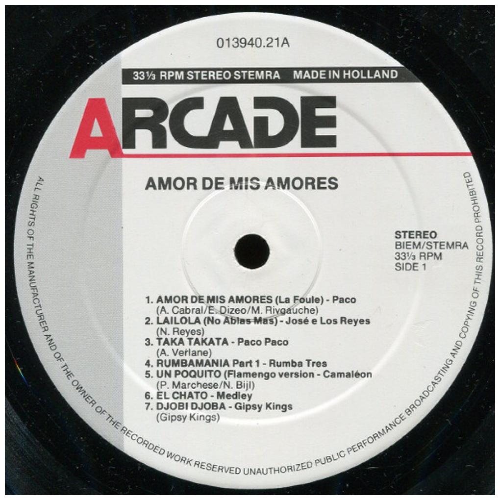 AMOR DE MIS AMORES - VARIOUS ARTIST | VINILO USADO