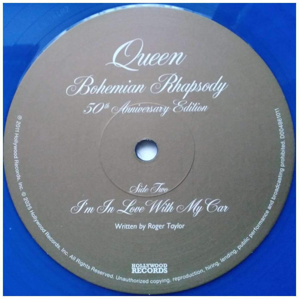 QUEEN - BOHEMIAN RHAPSODY (50TH ANNIVERSARY- 12" MAXI/LTD ED) (COBALT BLUE VINYL) (180GRS) | VINILO